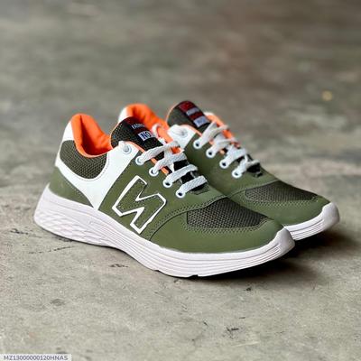 Men's Knit Fabrics Running Sneakers - Green