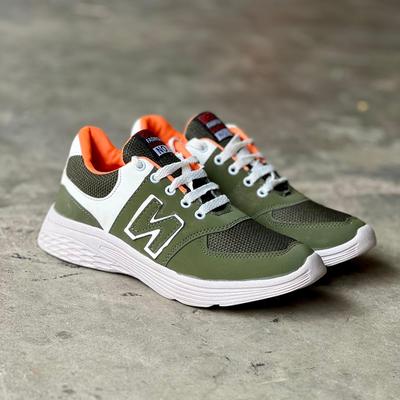 Men's Knit Fabrics Running Sneakers - Green