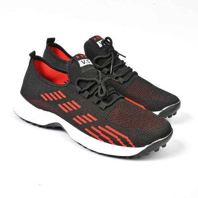 Black Camel Gripper Sports Shoes, Red