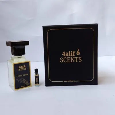 Lunar Silver Fresh, Long Lasting Perfume for Men | 4alif Scents - 50ml