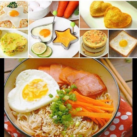 4 Pcs Easy To Clean Silver Egg Mold - Versatile Kitchen Tool for Perfect Eggs