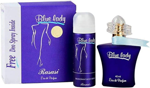 2 Pcs Long Lasting Women's Perfume Set, Blue Lady