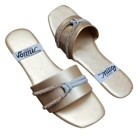 Stylish Women's Casual Flats - 1 Pair of PU Fabric and PVC