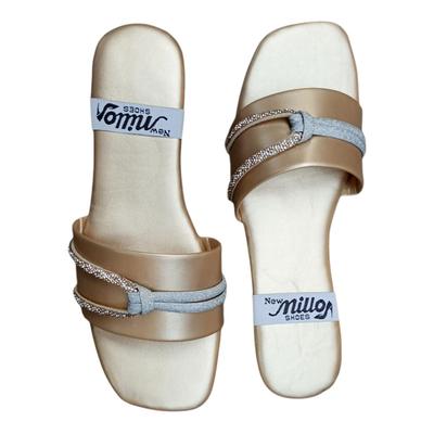 Stylish Women's Casual Flats - 1 Pair of PU Fabric and PVC